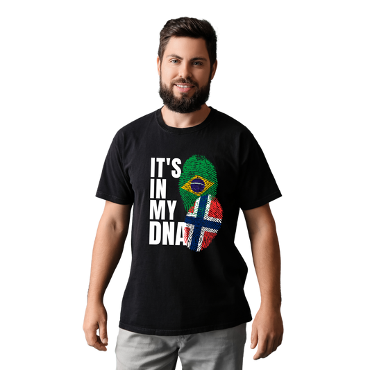 Men T-shirt DNA english