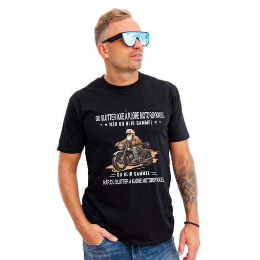 Men T-shirt Motorsykkel