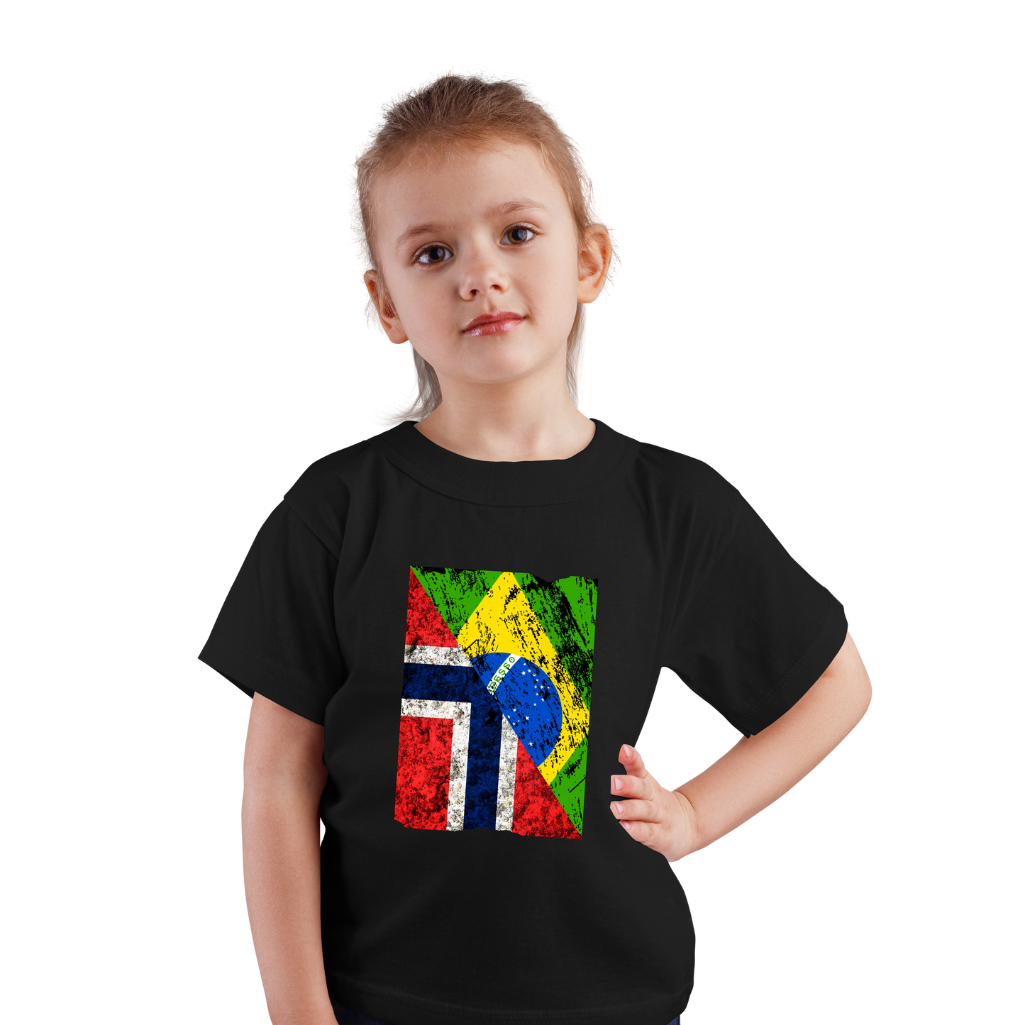 Kids Brazil and Norway T-shirt