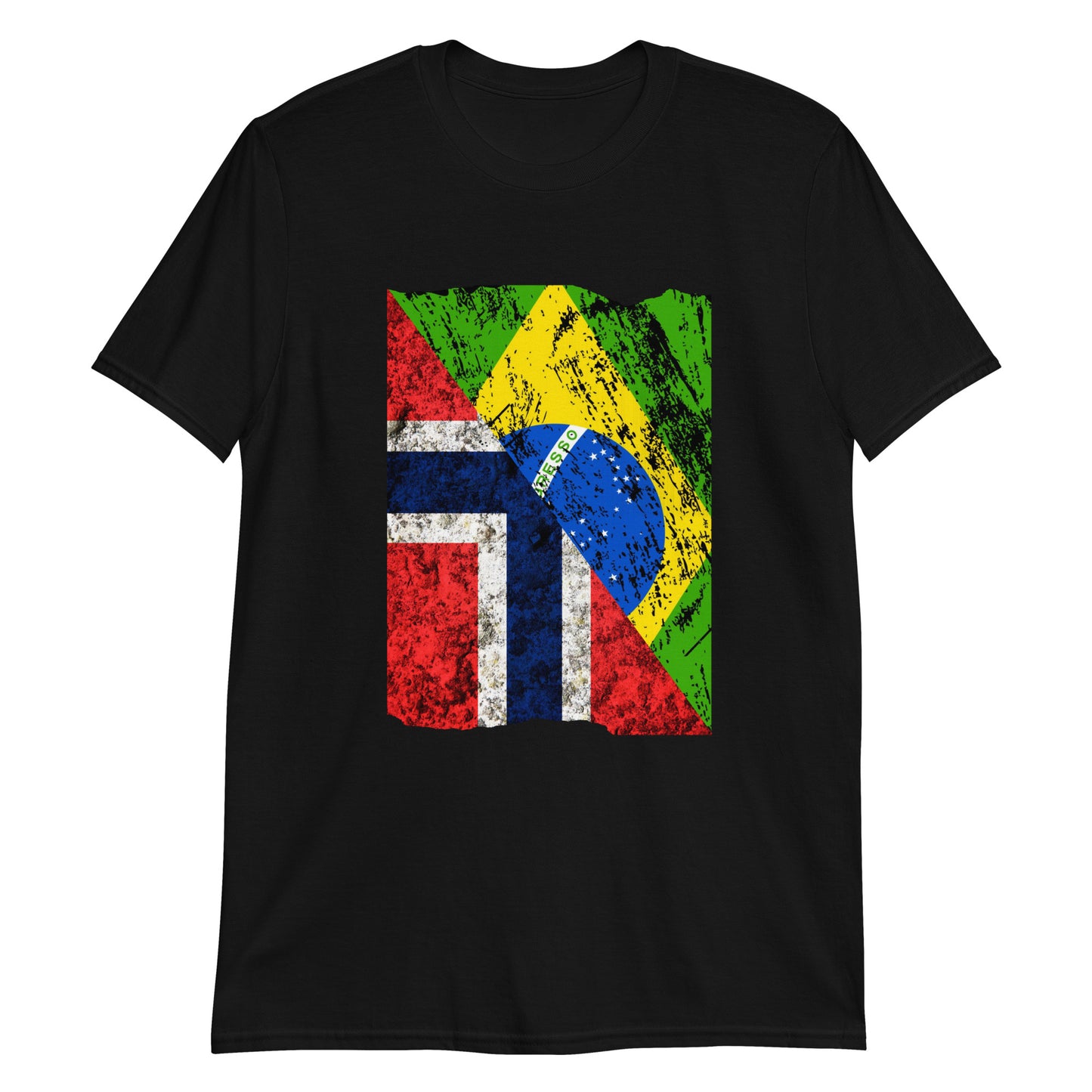 Womam T-Shirt Brasil and Norway