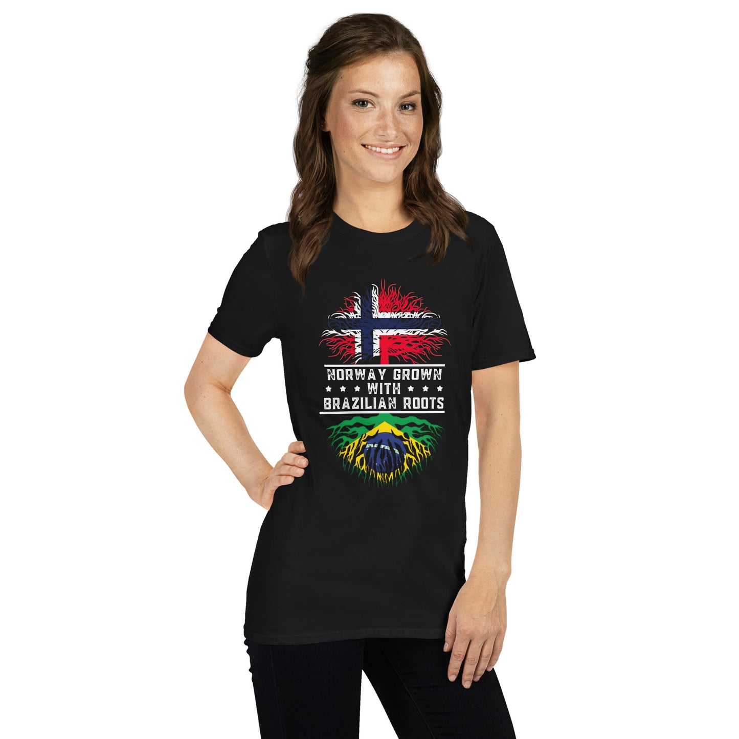 Woman`s Brazil Norway T-Shirt